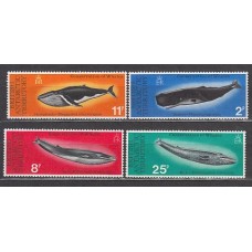 Antartida Britanica Correo Yvert 64/67 ** Mnh Fauna. Ballenas