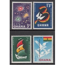 Ghana - Correo 1960 Yvert 64/7 ** Mnh