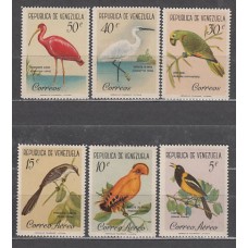 Venezuela - Correo 1961 Yvert 640/2+A,741/3 ** Mnh Fauna. Aves