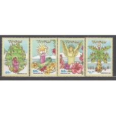 Tuvalu - Correo Yvert 641/4 ** Mnh Navidad