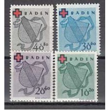 Baden - Correo Yvert 38/41 ** Mnh