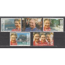 Gibraltar - Correo 1992 Yvert 642/6 ** Mnh Isabel II