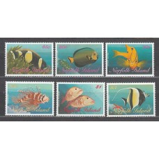 Norfolk - Correo Yvert 642/7 ** Mnh Fauna Marina. Peces