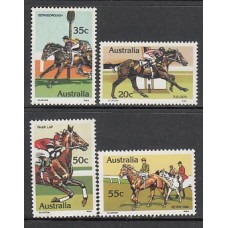 Australia - Correo 1978 Yvert 643/46 ** Mnh Deportes. Hipica