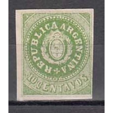 Argentina - Correo 1862 Yvert 6 (*) Mng