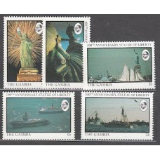 Gambia - Correo 1987 Yvert 645/9 ** Mnh  Barcos