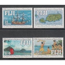 Fidji - Correo Yvert 646/9 ** Mnh Barcos