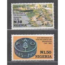 Nigeria - Correo Yvert 649/50 ** Mnh