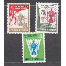 Indonesia - Correo 1973 Yvert 649/51 ** Mnh  Deportes