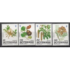 Botswana - Correo Yvert 649/52 ** Mnh  Navidad frutos