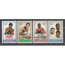 Jamaica - Correo Yvert 651/4 ** Mnh Deportes boxeo