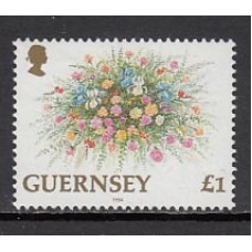 Guernsey - Correo 1994 Yvert 653 ** Mnh Flores