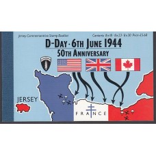 Jersey - Correo 1994 Yvert 653 Carnet ** Mnh Desembarco de Normandia