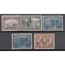 Belgica - Correo 1915 Yvert 145/9 * Mh 146 y 147 (*) Mng