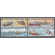 Tristan da Cunha - Correo Yvert 657/64 ** Mnh  Barcos