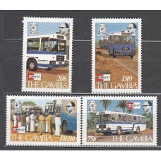 Gambia - Correo 1987 Yvert 658/61 ** Mnh  Transportes