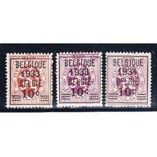 Belgica - Correo 1933 Yvert 375/6 ** Mnh