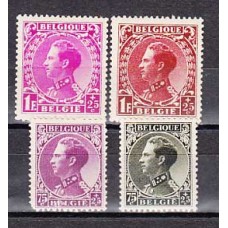 Belgica - Correo 1934 Yvert 390/3 ** Mnh Leopoldo III