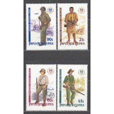 Papua y Nueva Guinea - Correo Yvert 659/62 ** Mnh