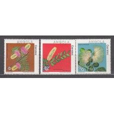 Angola Correo Yvert 664/6 ** Mnh  Flora