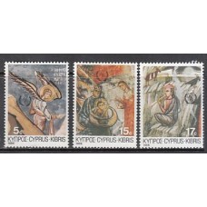 Chipre - Correo 1986 Yvert 665/7 ** Mnh Navidad