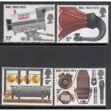 Gran Bretaña - Correo 1972 Yvert 665/8 ** Mnh Radiodifusión