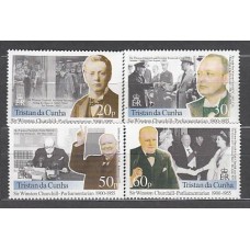 Tristan da Cunha - Correo Yvert 665/8 ** Mnh  Winston Churchill