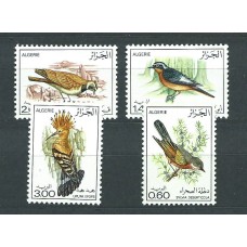 Argelia - Correo Yvert 667/70 ** Mnh  Fauna aves