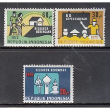 Indonesia - Correo 1973 Yvert 668/70 ** Mnh