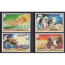 Jersey - Correo 1994 Yvert 668/71 ** Mnh Navidad