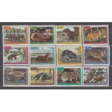 Venezuela - Correo 1963 Yvert 668/73+A,778/83 ** Mnh Fauna