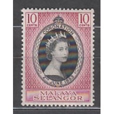 Malaysia - Selangor Correo Yvert 66 * Mh  Isabel II