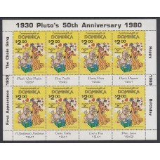 Dominica - Correo 1981 Yvert 671 Hojita ** Mnh Walt Disney