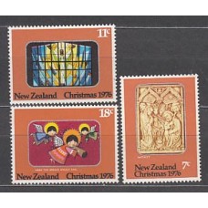 Nueva Zelanda - Correo 1976 Yvert 672/4 ** Mnh Navidad