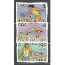 Montserrat - Correo Yvert 673/5 ** Mnh  Olimpiadas de Seul
