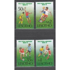 Lesotho - Correo Yvert 673/6 ** Mnh  Deportes fútbol