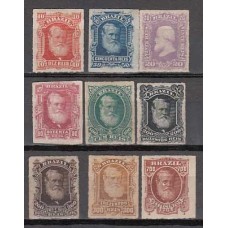 Brasil - Correo 1878 Yvert 37/45 * Mh Personajes