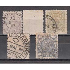 Brasil - Correo 1884 Yvert 61/5 usado