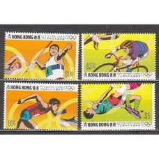 Hong Kong - Correo Yvert 679/82 ** Mnh  Olimpiadas de Barcelona