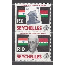 Seychelles - Correo Yvert 680/1 ** Mnh  Nehru