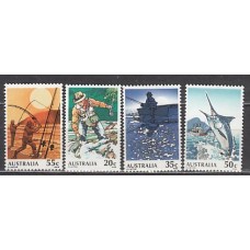 Australia - Correo 1979 Yvert 684/7 ** Mnh Fauna. Peces