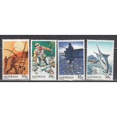 Australia - Correo 1979 Yvert 684/7 ** Mnh Fauna. Peces