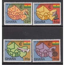 Ghana - Correo 1980 Yvert 684/87 ** Mnh