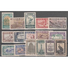 Colombia - Correo 1935 Yvert 274/89 * Mh Deportes. Olimpiadas