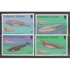 Falkland - Correo Yvert 685/8 ** Mnh Fauna Marina