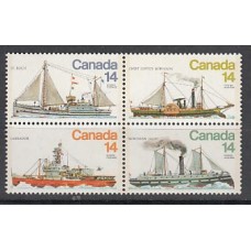 Canada - Correo 1978 Yvert 685/8 ** Mnh Barcos