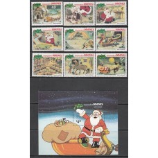 Dominica - Correo 1981 Yvert 685/93+Hb 70 ** Mnh Navidad Walt Disney