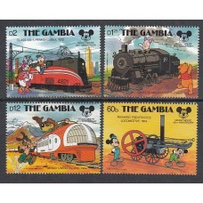 Gambia - Correo 1987 Yvert 686/9 ** Mnh  Walt Disney