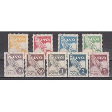 Colombia - Aereo 1950 Yvert 198/206 ** Mnh