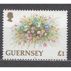 Guernsey - Correo 1995 Yvert 687 ** Mnh Flores